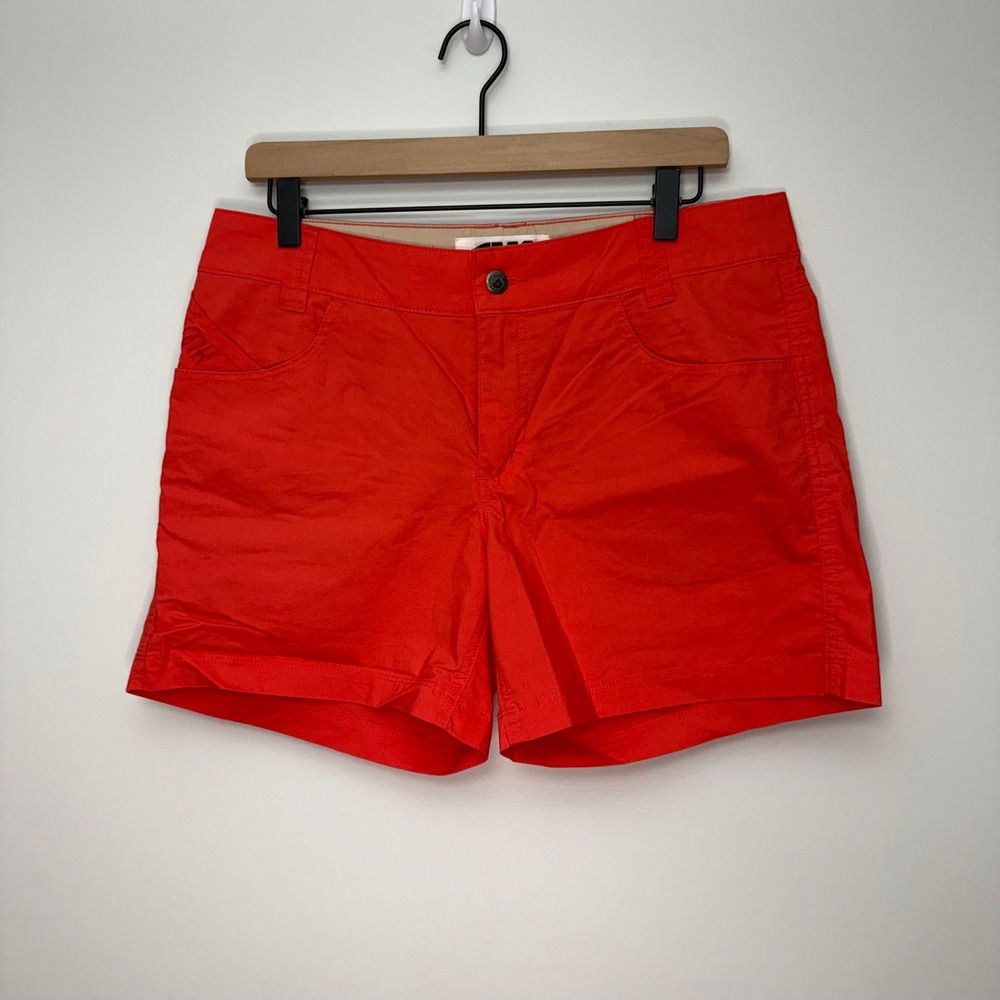 Mountain Khakis Womens Size 10 Red Outdoor Hiking Casual Stretch Shorts